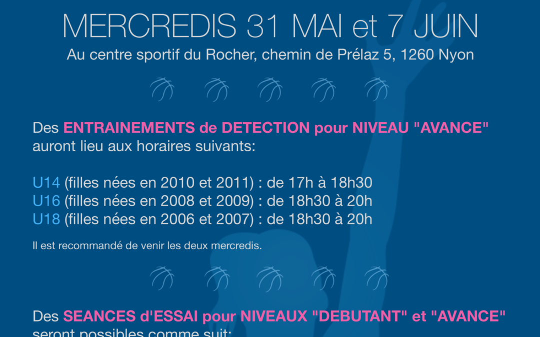 Détection Nyon Basket Féminin