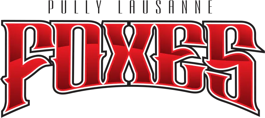 Clubs vaudois PULLY LAUSANNE Foxes LOGO Blanc Long